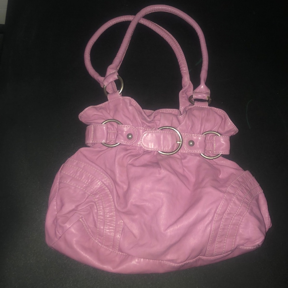 Maurices Pink Ruched Purse
